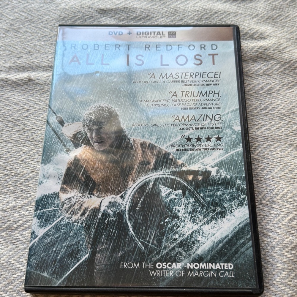All Is Lost DVD Robert Redford Survival Drama Movie 2013‎ Lionsgate Widescreen